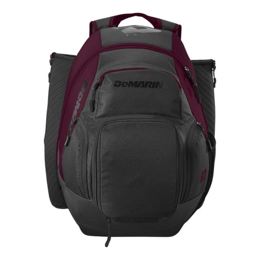 Black and Burgundy Men's Backpack